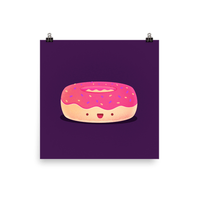 Doughnut - Happy to be eaten - iconutopia