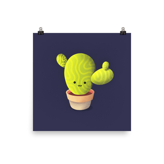 Friendly Cactus - iconutopia