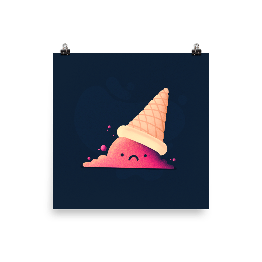 Ice cream - Bad Day - iconutopia